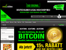 Tablet Screenshot of legale-mischung.net